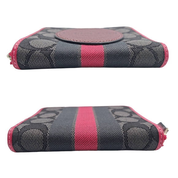 Coach Dempsey Patch Gallery Wristlet Pouch & Zip Around Wallet Bundle - 2 Pieces - Picture 11 of 16